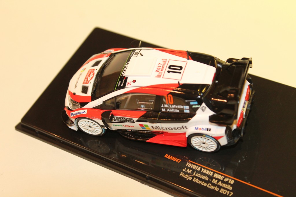 TOYOTA YARIS WRC N°10 MC 2017 IXO 1/43°