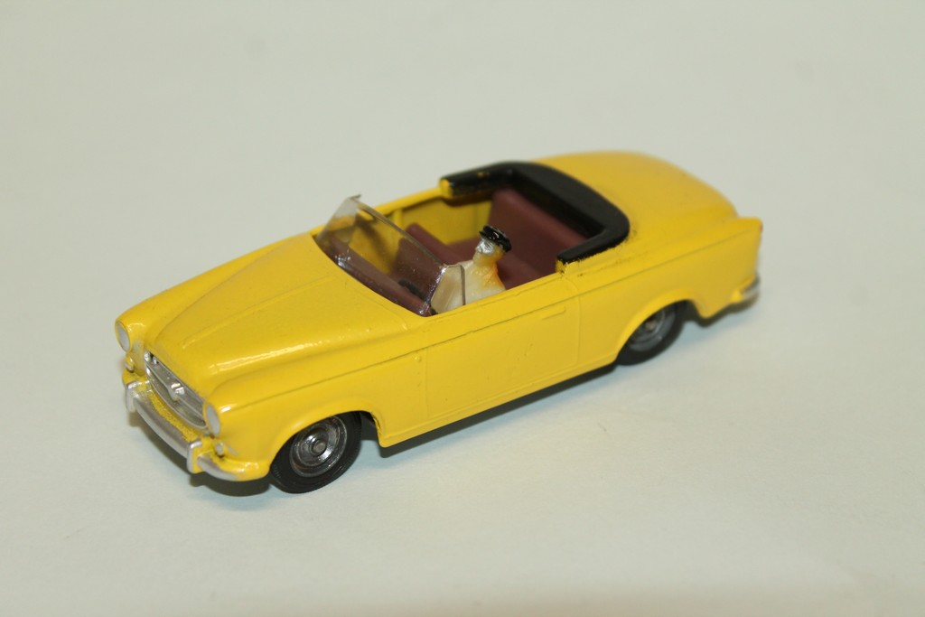 PEUGEOT 403 CAB JAUNE VEREM 1/43°