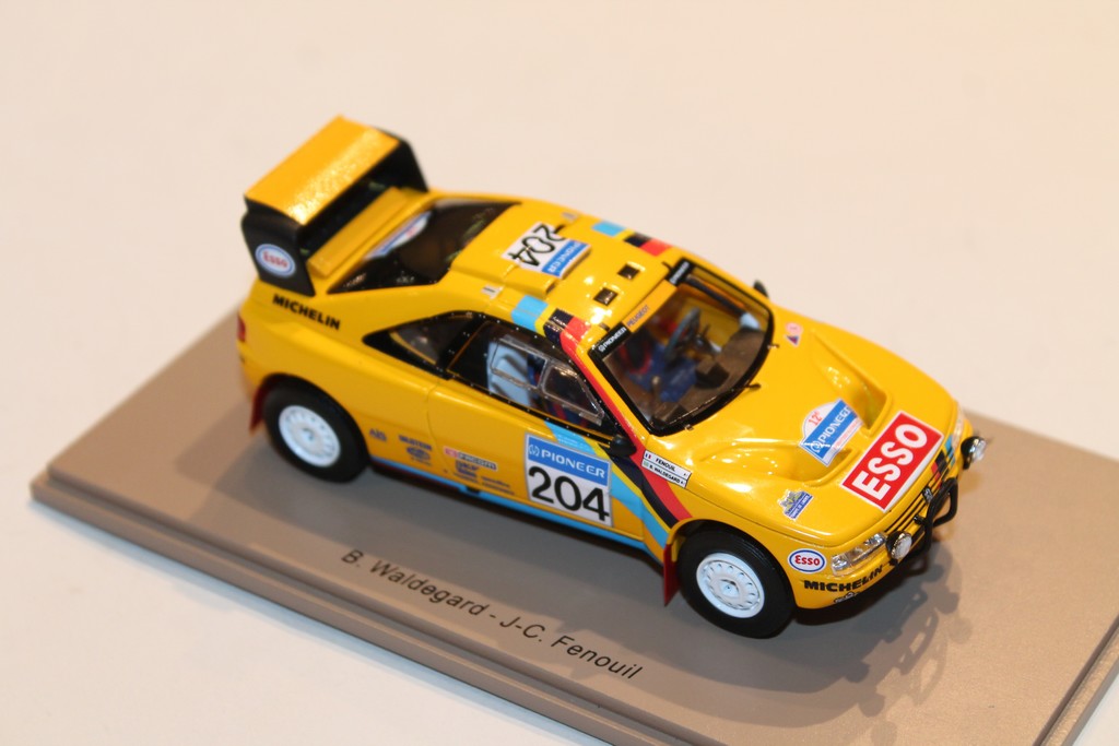 PEUGEOT 405 T16 N°204 DAKAR 1990  SPARK 1/43°