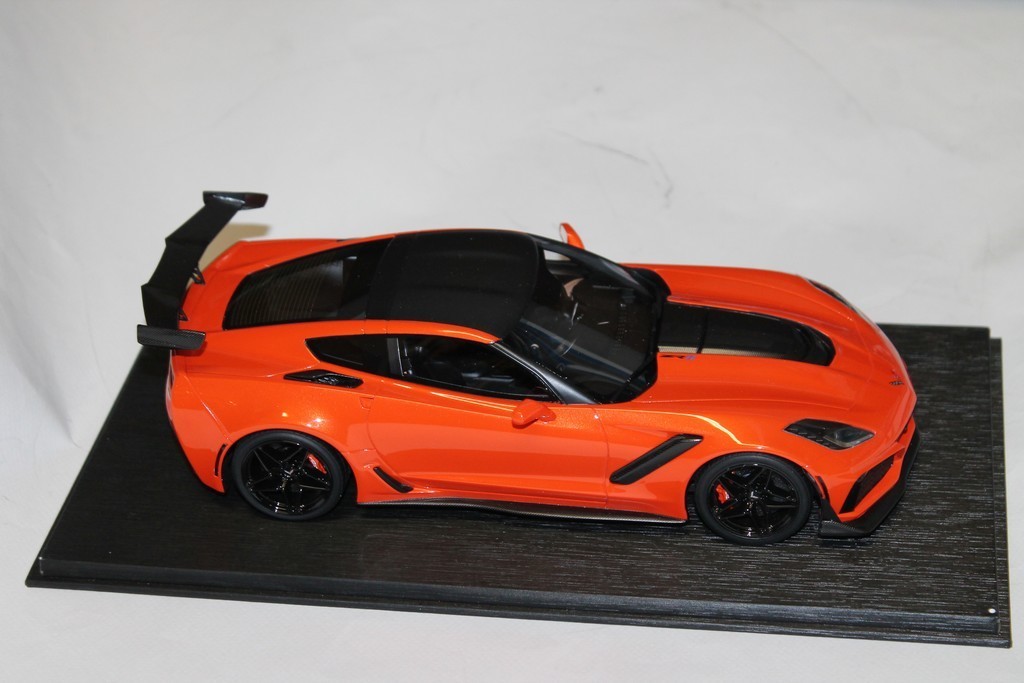 CHEVROLET CORVETTE C7 ZR-1 ORANGE 2018 TOP SPEED 1/18°