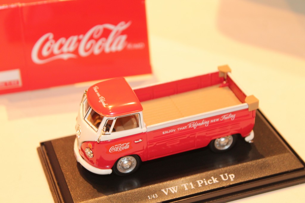 VOLKSWAGEN T1 PICKUP COCA COLA 1962 MOTOR CITY CLASSIC 1/43°