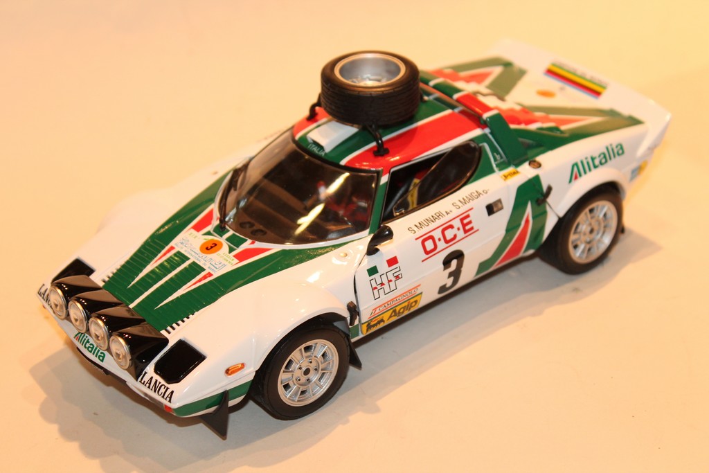 LANCIA STRATOS HF RALLY N°3 RALLYE DU MAROC 1976 SUNSTAR 1/18°