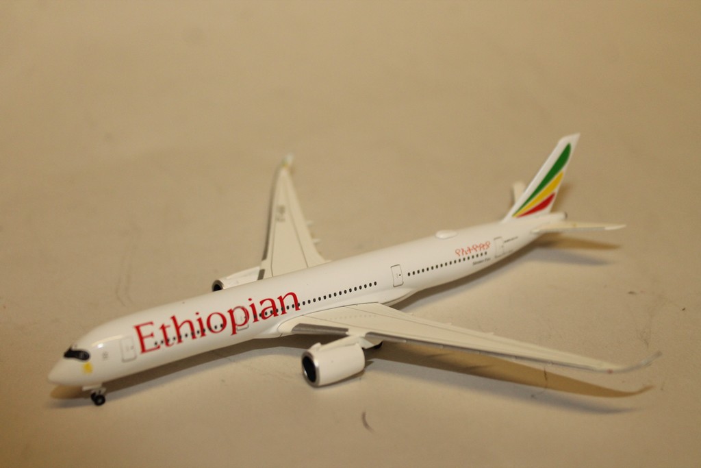AIRBUS A350-900 ETHIOPIAN AIRLINES HERPA 1/500°