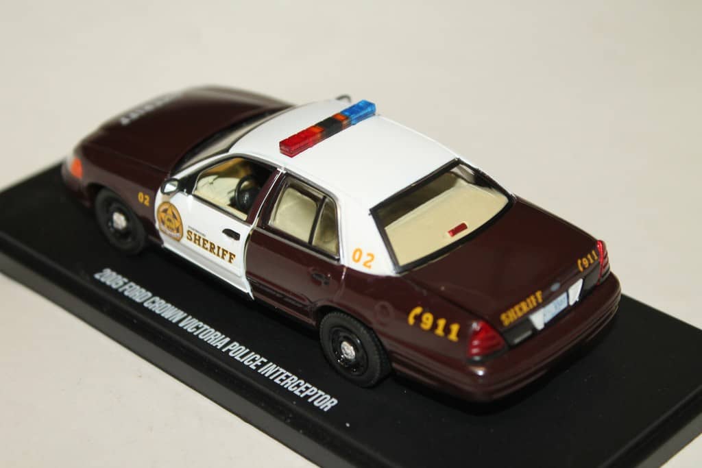 FORD CROWN VICTORIA POLICE INTERCEPTOR 2005 GREENLIGHT 1/43°