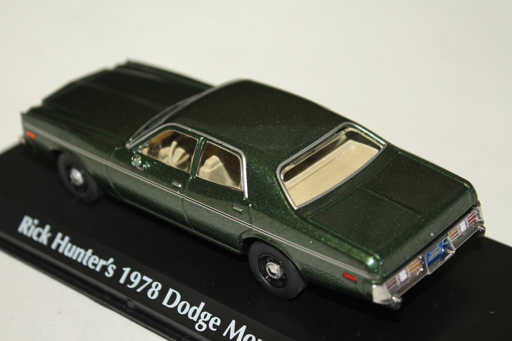 DODGE MONACO "RICK HUNTER" VERTE 1978 GREENLIGHT 1/43°