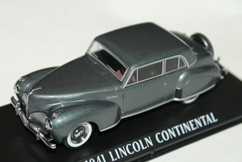 LINCOLN CONTINENTAL GRISE 1941 GREENLIGHT 1/43°