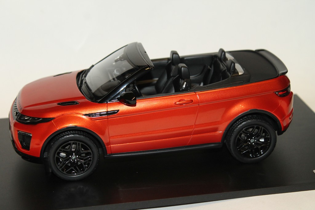 RANGE ROVER EVOQUE CONVERTIBLE ORANGE TOP SPEED 1/18°