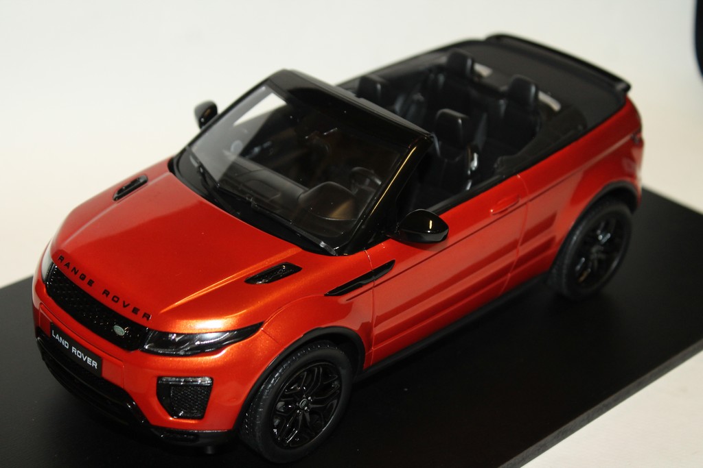 RANGE ROVER EVOQUE CONVERTIBLE ORANGE TOP SPEED 1/18°