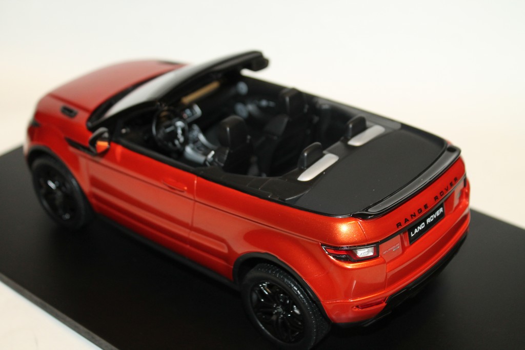 RANGE ROVER EVOQUE CONVERTIBLE ORANGE TOP SPEED 1/18°