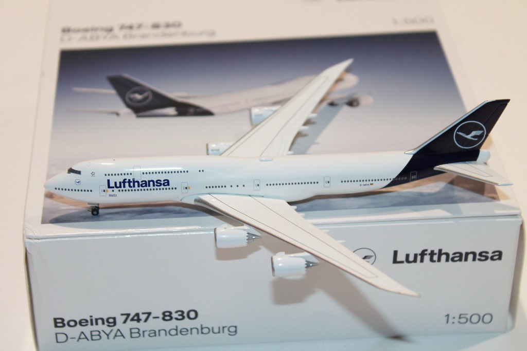 BOEING 747-830 LUFTHANSA 2020 HERPA 1/500°