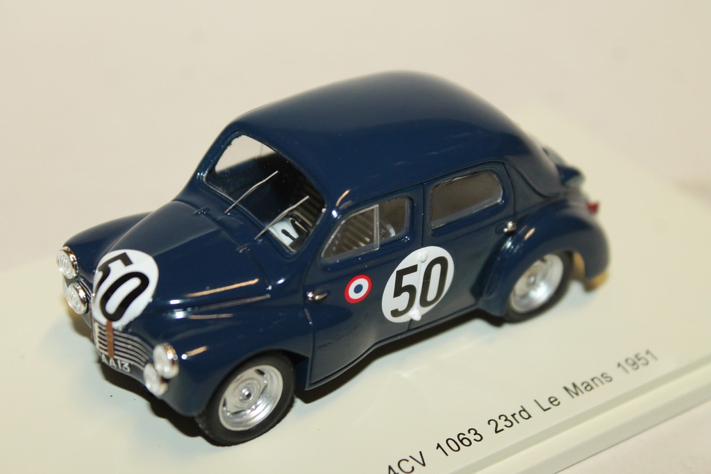 RENAULT 4CV 1063 N°50 LM 1951 SPARK 1/43°