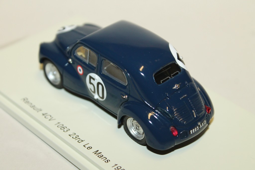 RENAULT 4CV 1063 N°50 LM 1951 SPARK 1/43°