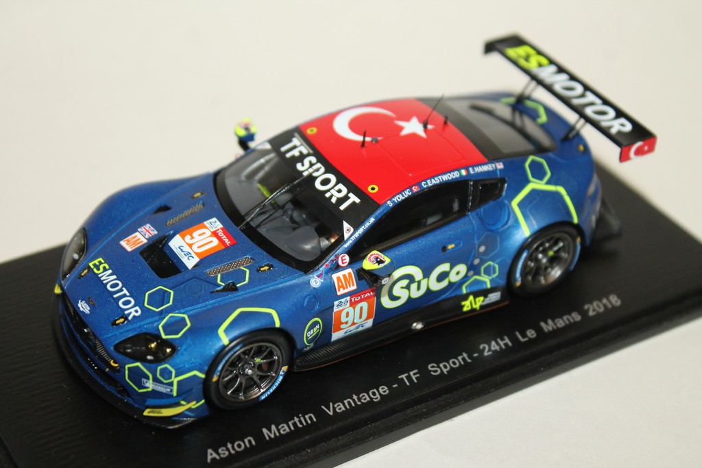 ASTON MARTIN VANTAGE TF SPORT N°90 LM 2018 SPARK 1/43°