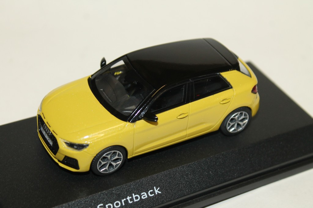 AUDI A1 SPORTBACK JAUNE 2019 I-SCALE 1/43°