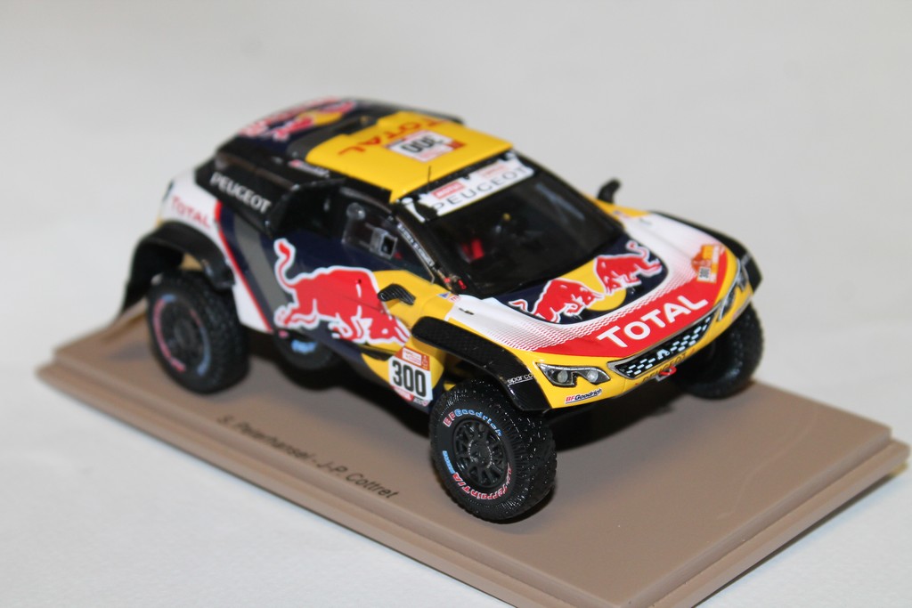 PEUGEOT 3008 DKR N°300 MAXI DAKAR 2018 SPARK 1/43°