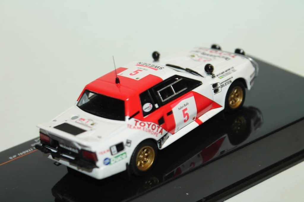 TOYOTA CELICA TWIN CAM TURBO N°5 WINNER RALLY SAFARI 1984 IXO 1/43°