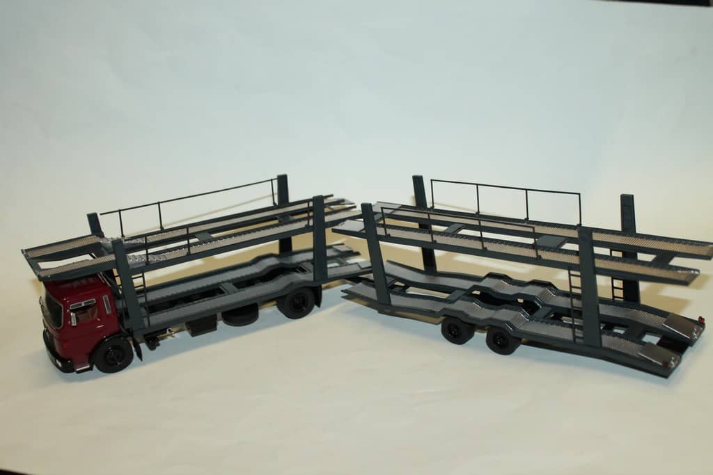 Porte-voitures MAN F7 Transporter 1970 à L'échelle 1/43 Par
