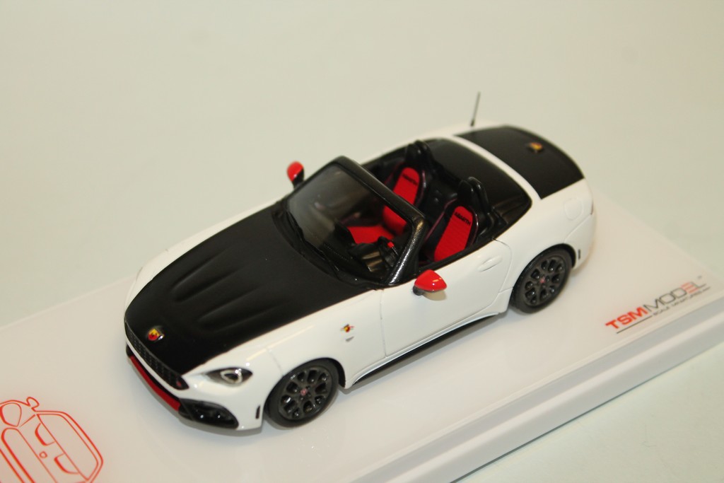 ABARTH 124 SPIDER BLANCHE 1975 TSM 1/43°