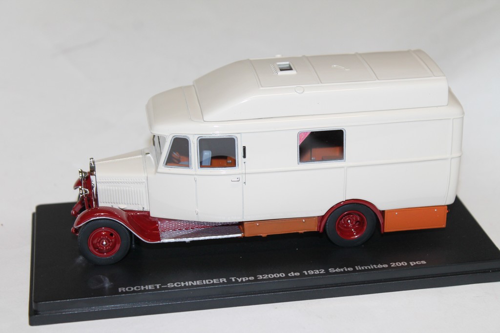 ROCHET-SCHNEIDER TYPE 32000 CAMPING CAR 1932 PERFEX 1/43°