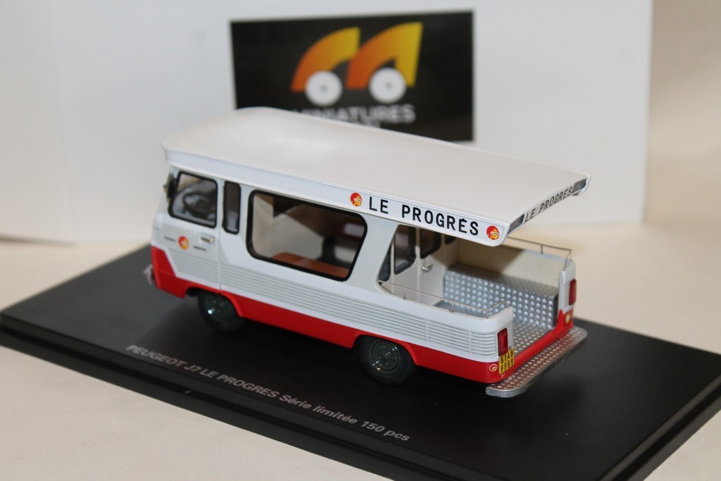 PEUGEOT J7 "LE PROGRES" 1979 MINIATURES LYON 1/43°