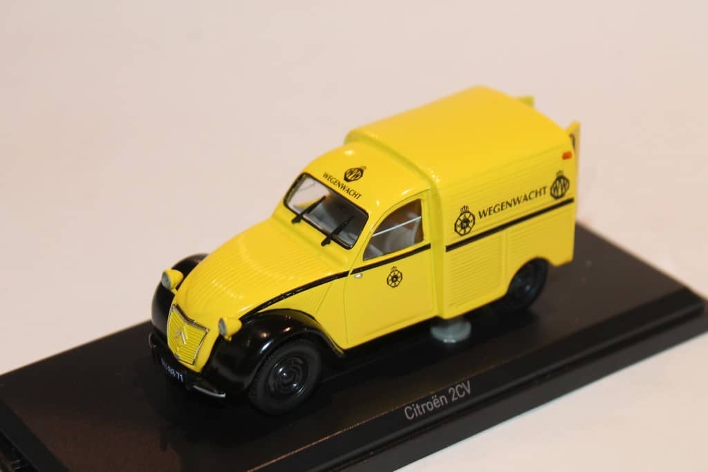 CITROEN 2CV AZU "WEGENWACHT" 1959 JAUNE NOREV 1/43°