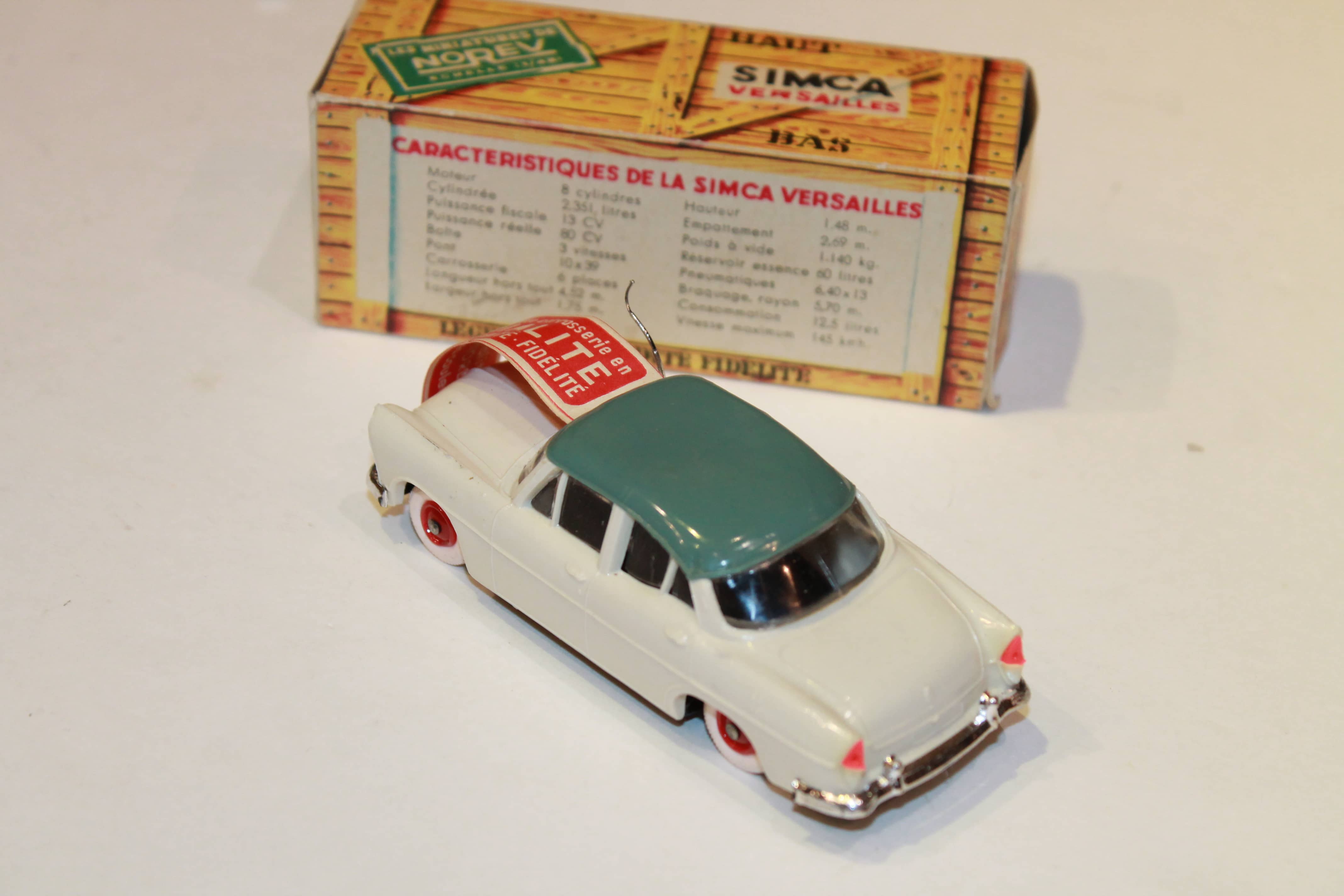 Norev Simca Ariane D'occasion - Miniature 1/43 Vert Plastique France