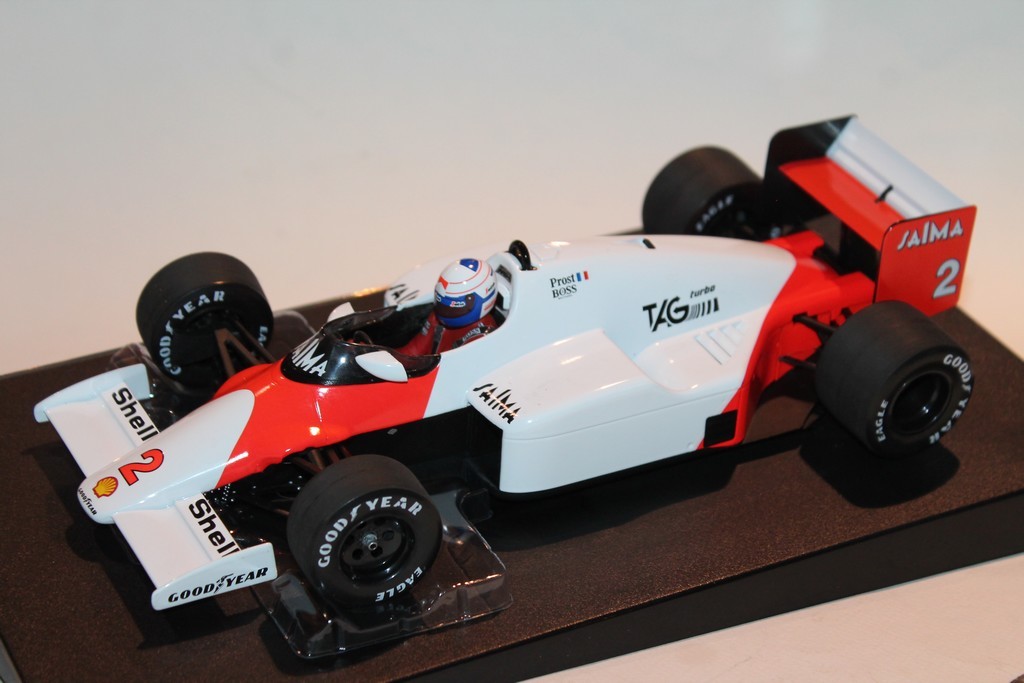 MCLAREN TAG MP4/2B N°1 PROST WORLD WNR 1986 MINICHAMPS 1/18°