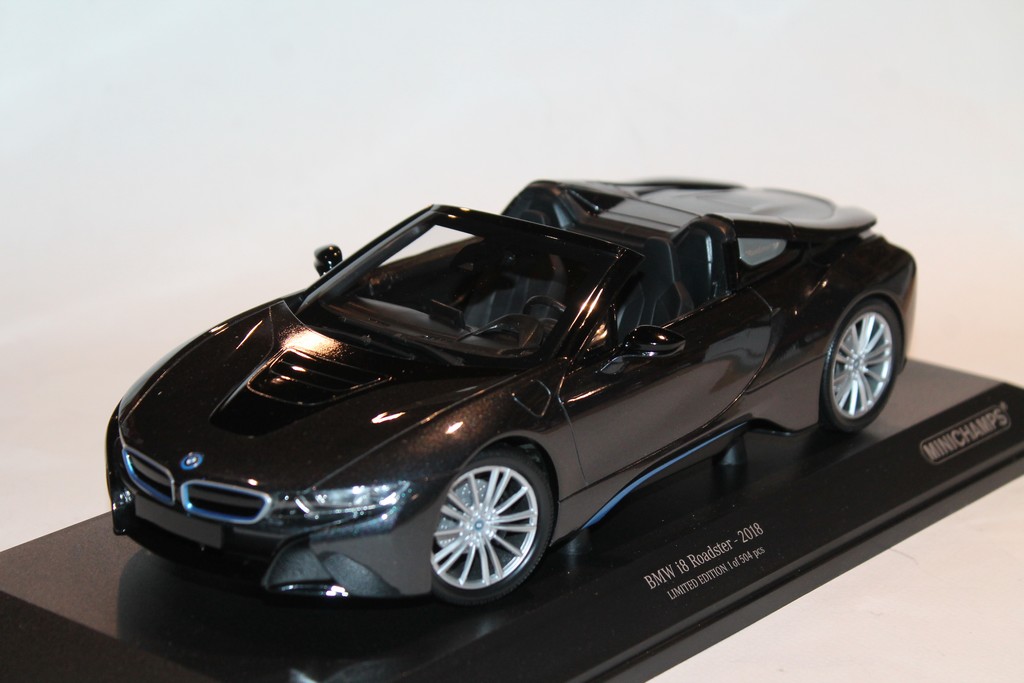 BMW I8 ROADSTER GRISE 2018 MINICHAMPS 1/18°