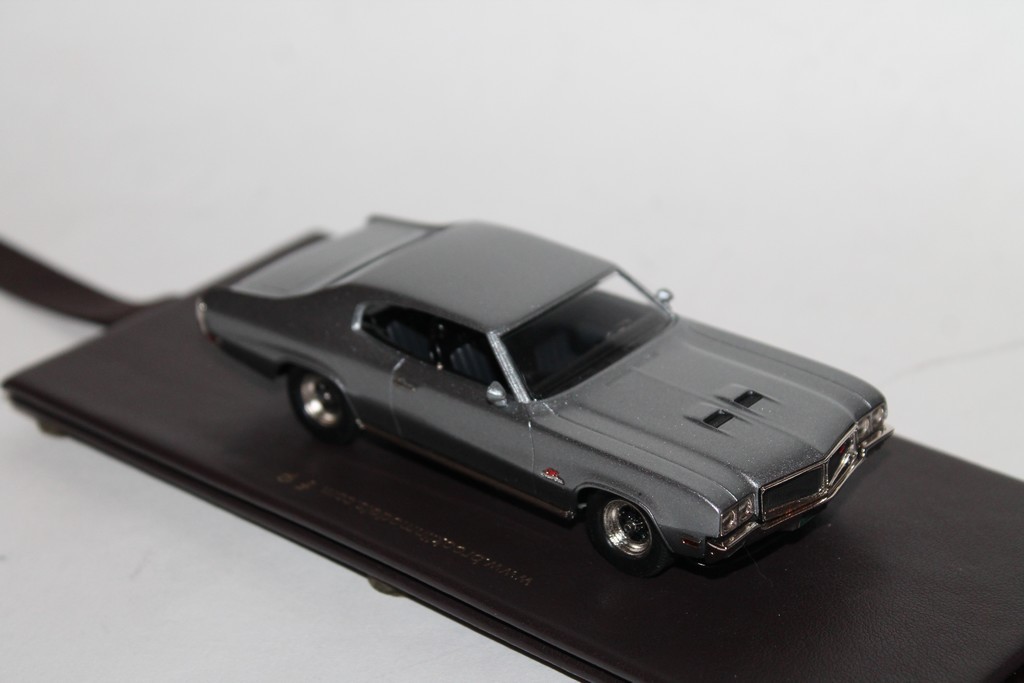 BUICK GS 455 HARDTOP SILVER MIST 1970 BROOKLYN MODELS 1/43°