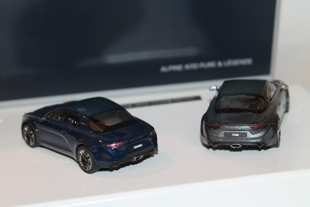 COFFRET ALPINE A110 PURE & LEGENDE GRIS ET BLEU 2018 NOREV 1/43°