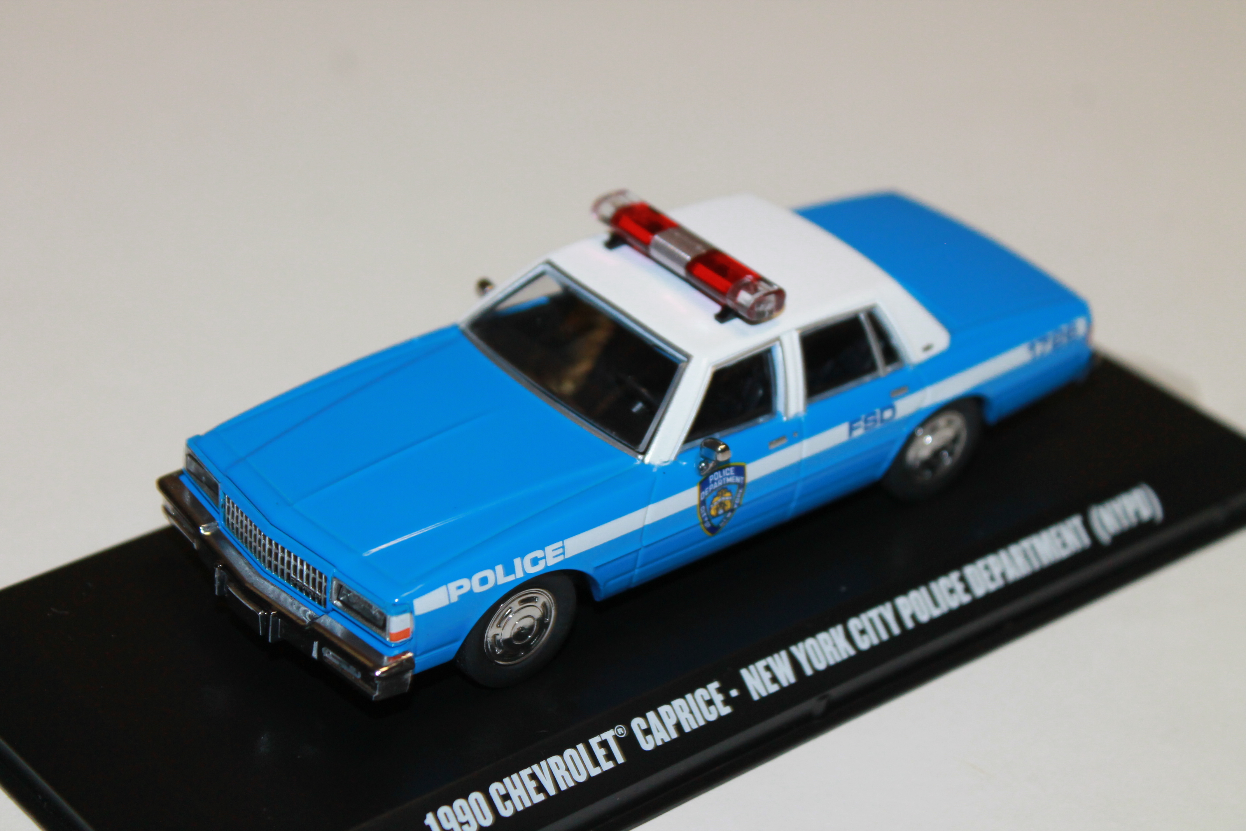 CHEVROLET CAPRICE NY CITY POLICE DEPARTMENT 1990 GREENLIGHT 1/43°