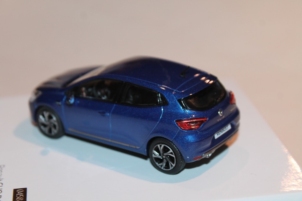 RENAULT CLIO 5 RS LINE 2019 BLEU NOREV 1/43°