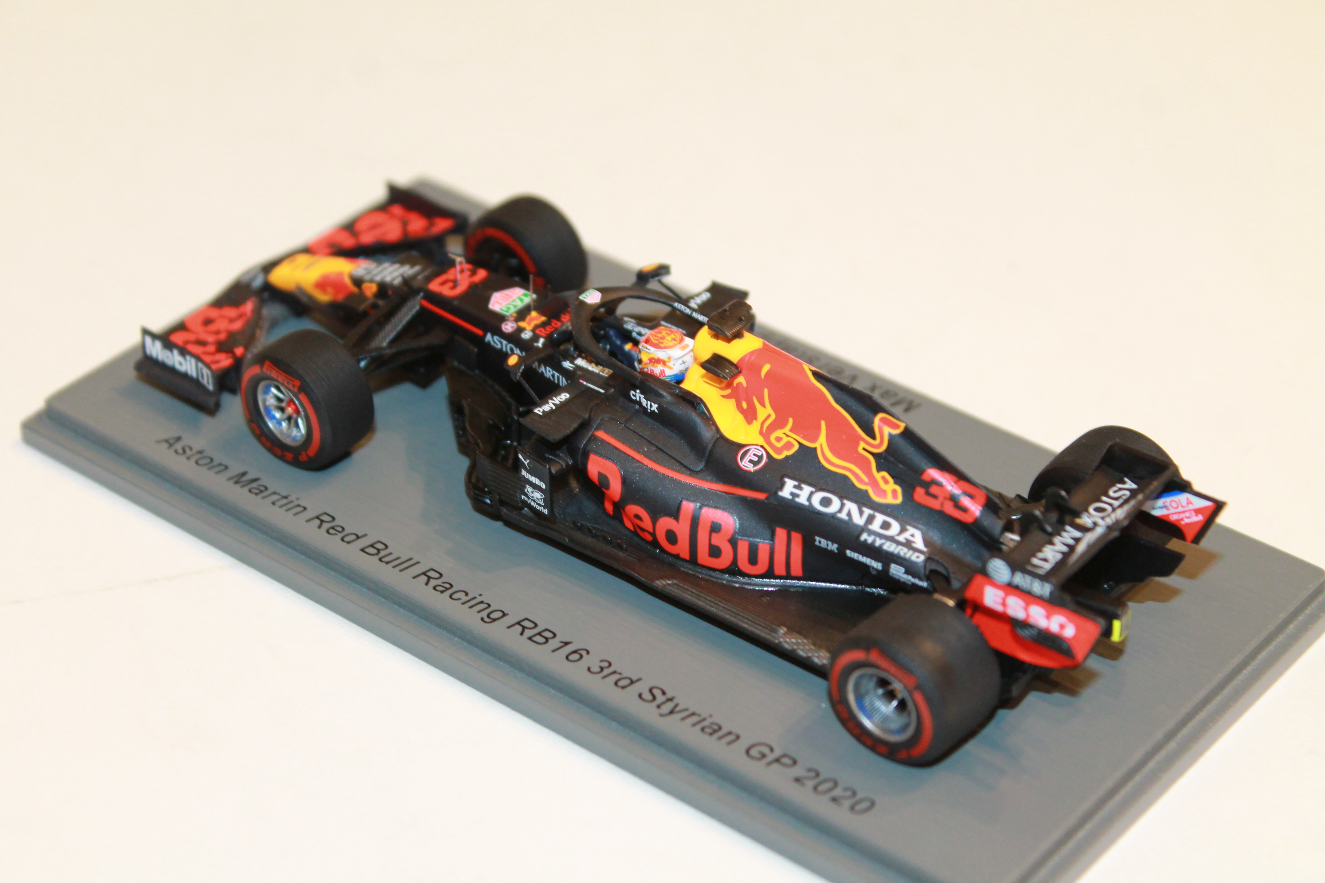 ASTON MARTIN RED BULL RACING RB16 N°33 3RD STYRIAN GP 2020 SPARK 1/43°