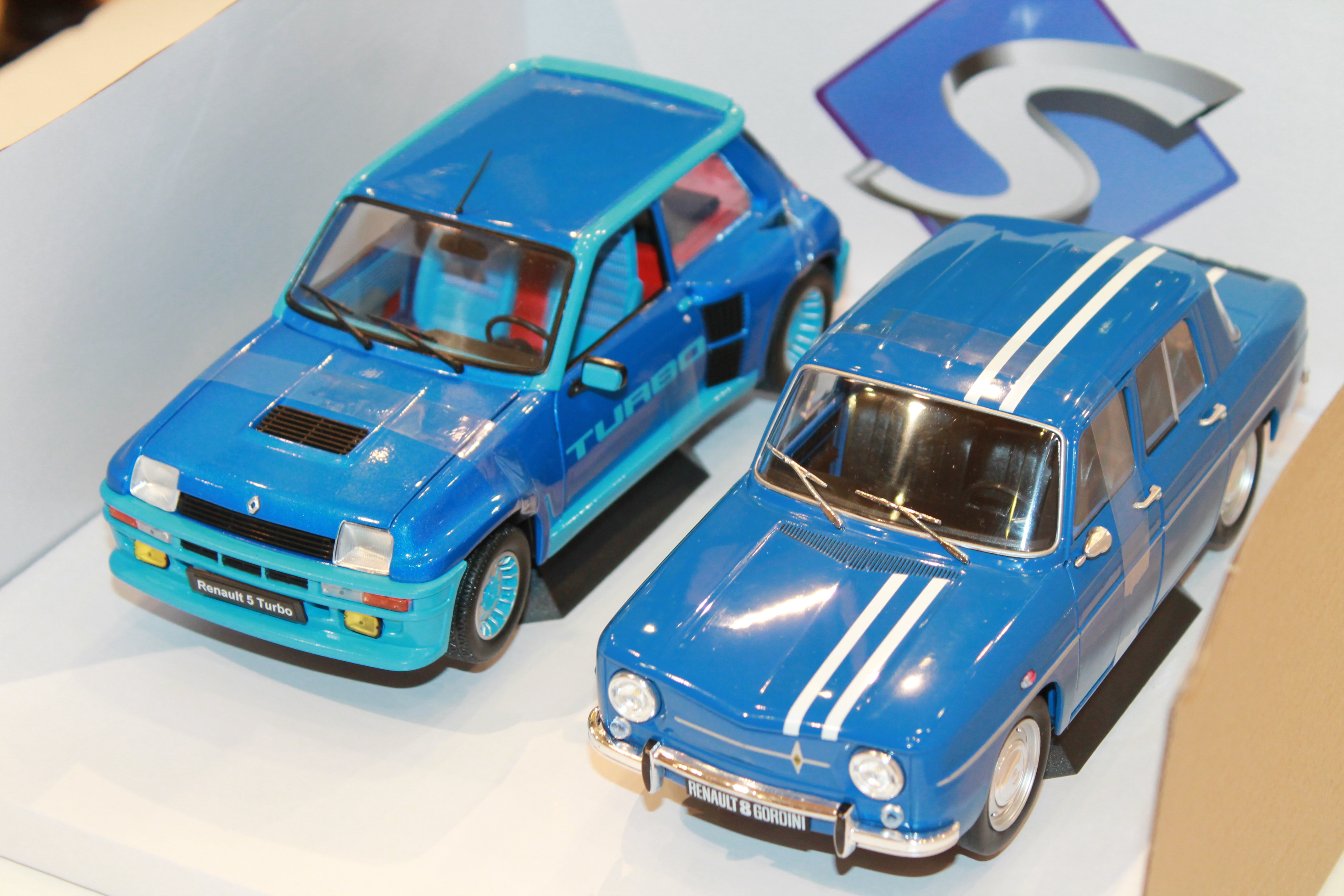 COFFRET RENAULT R8 GORDINI & R5 TURBO BLEU SOLIDO 1/18°