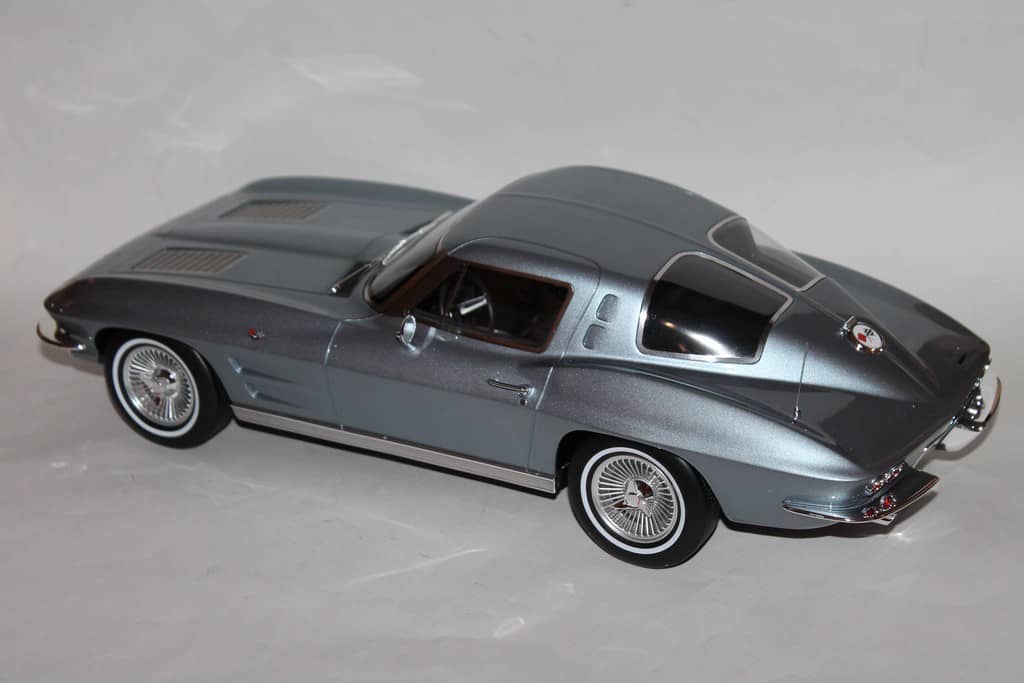 CHEVROLET CORVETTE STINGRAY 1963 BLEU GT SPIRIT 1/12°