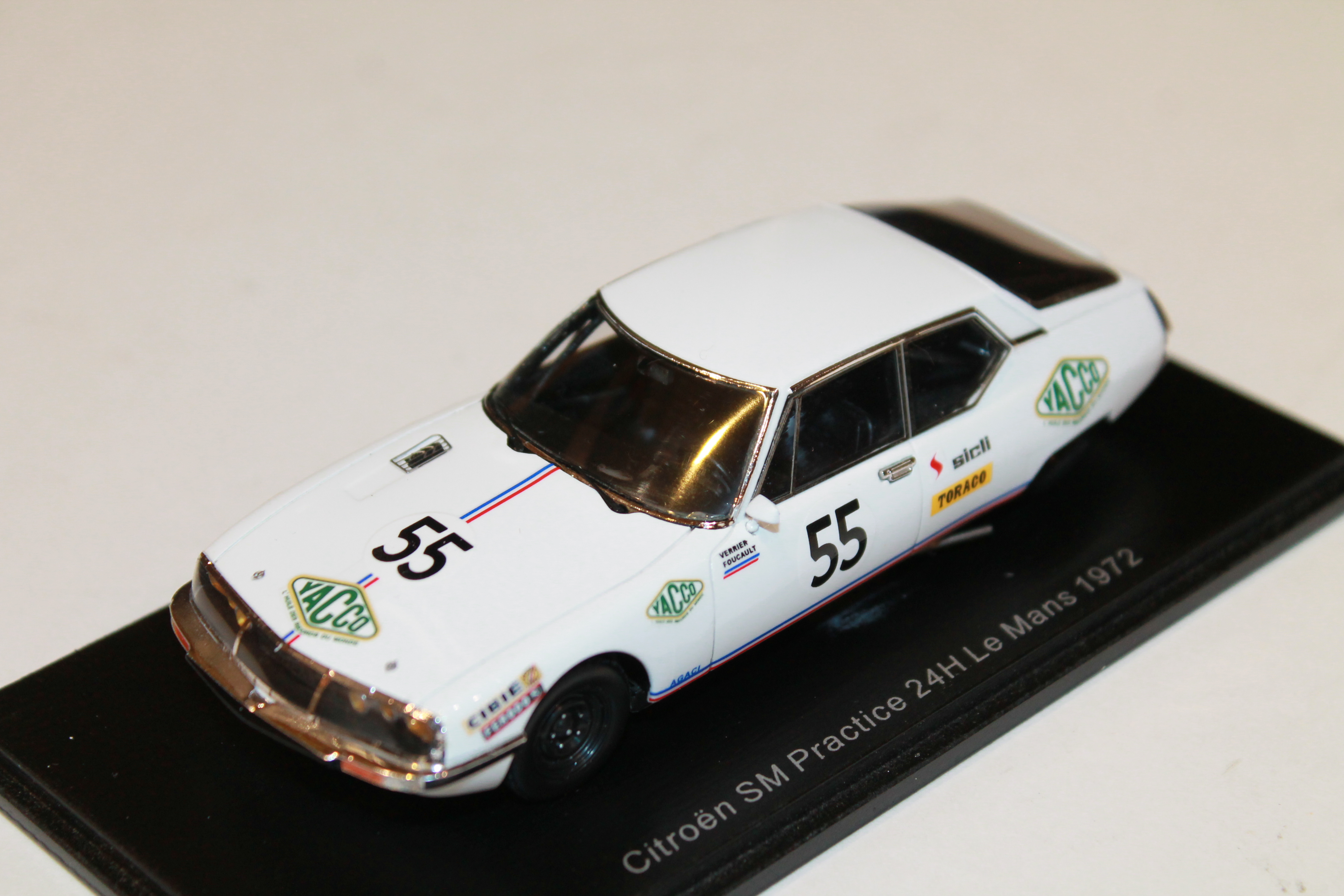 CITROEN SM N°55 PRACTICE 24LM 1972 SPARK 1/43°