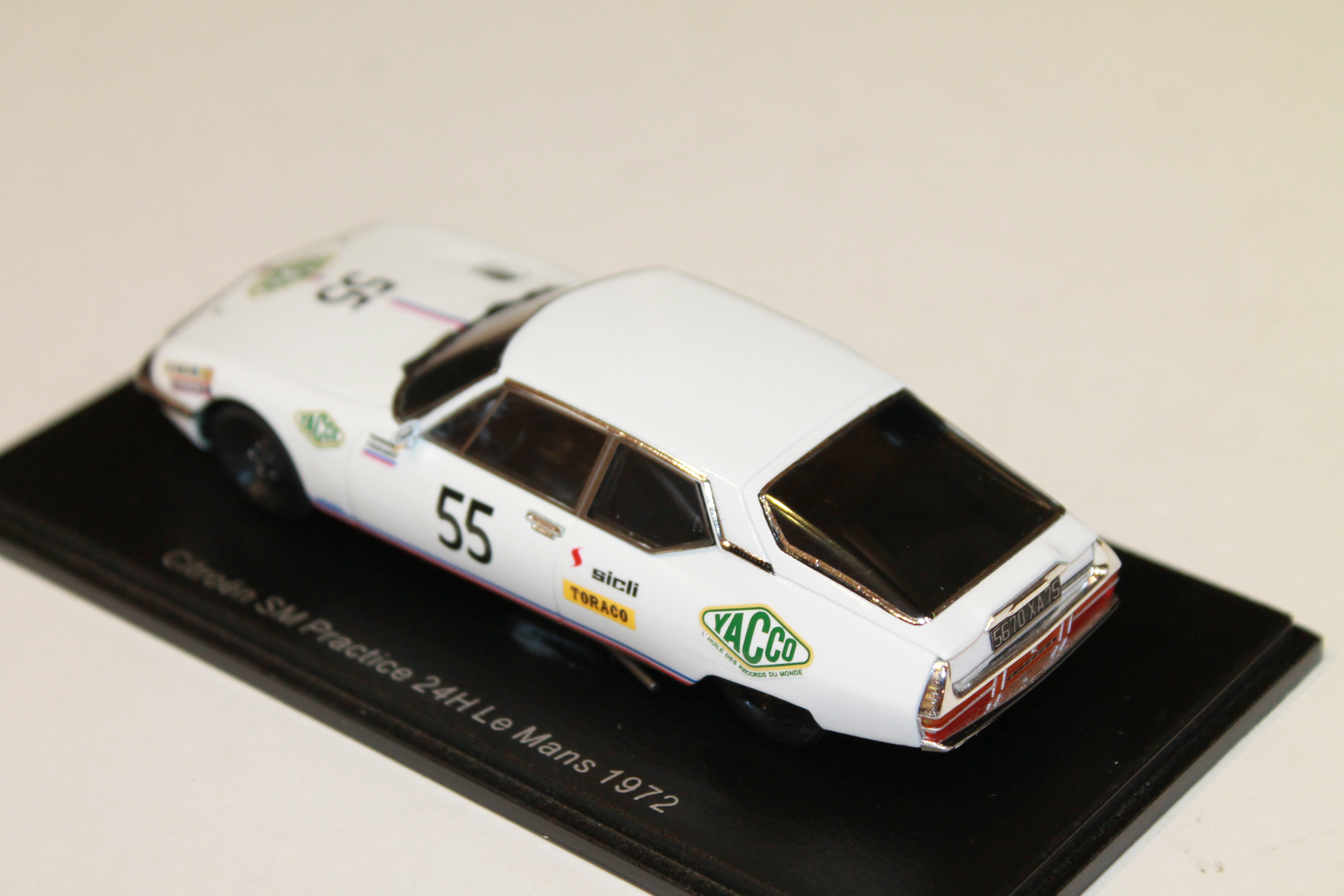 CITROEN SM N°55 PRACTICE 24LM 1972 SPARK 1/43°