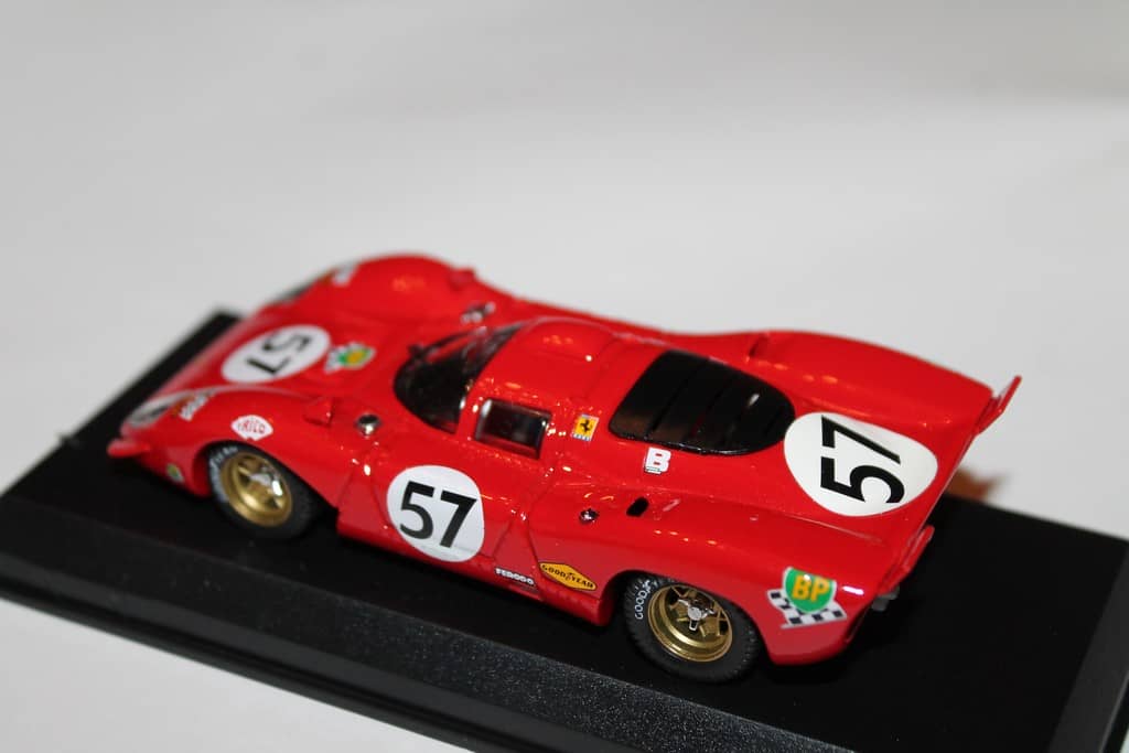 Modèle réduit Ferrari - 312p Coupe N 39 Dnq 24h Le Mans 1970 Chuck