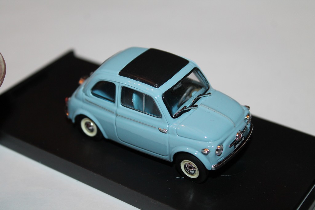 FIAT NUOVA 500 BLEU CIEL 1959 BRUMM 1/43°