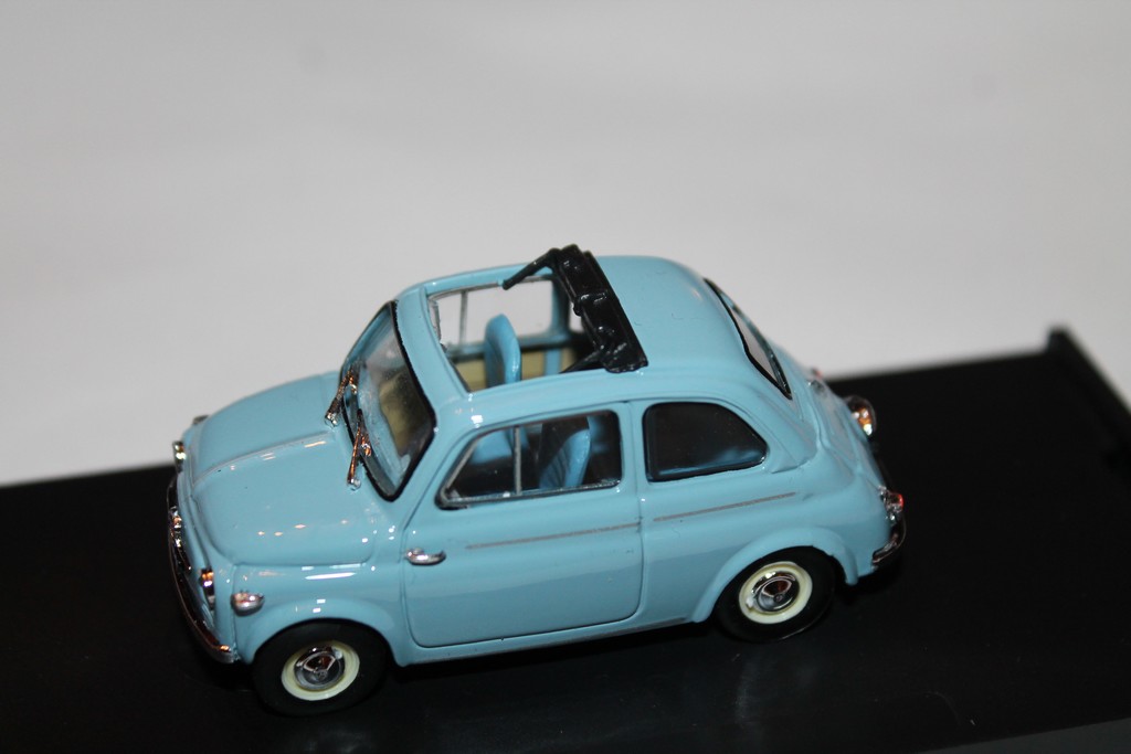 FIAT NUOVA 500 BLEU CIEL 1959 BRUMM 1/43°