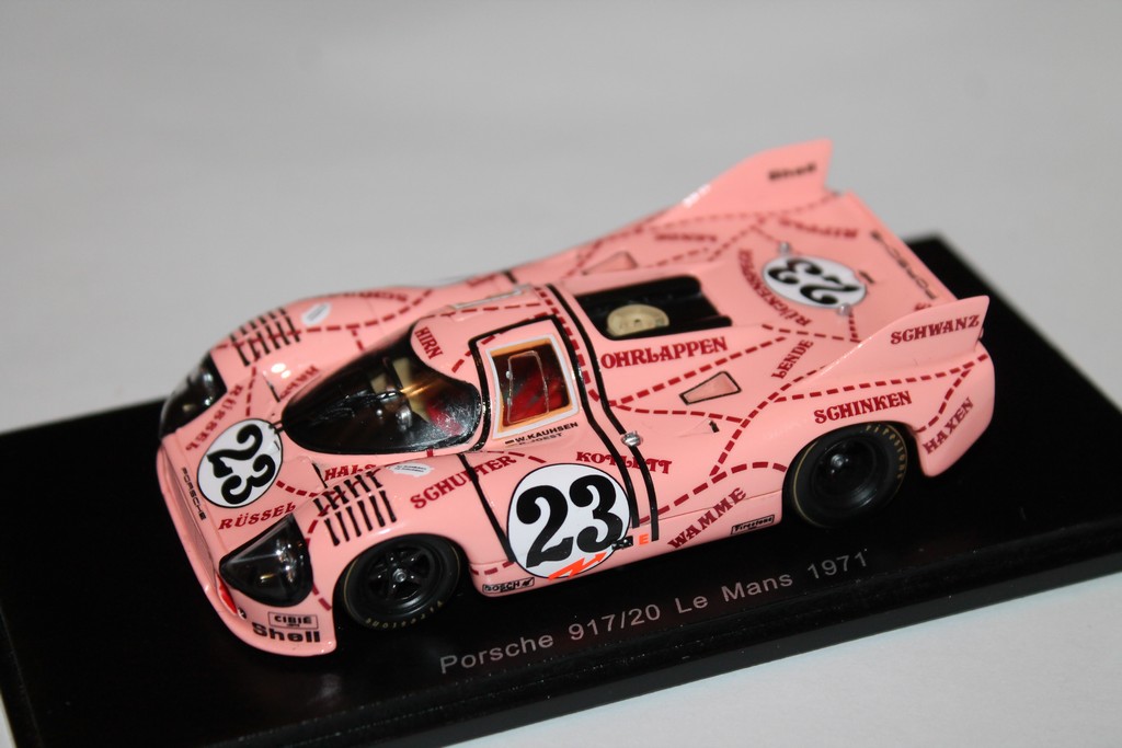 Porsche 917 / 20 Pink Pig n° 23 24h Le Mans 1971 1/43 Spark