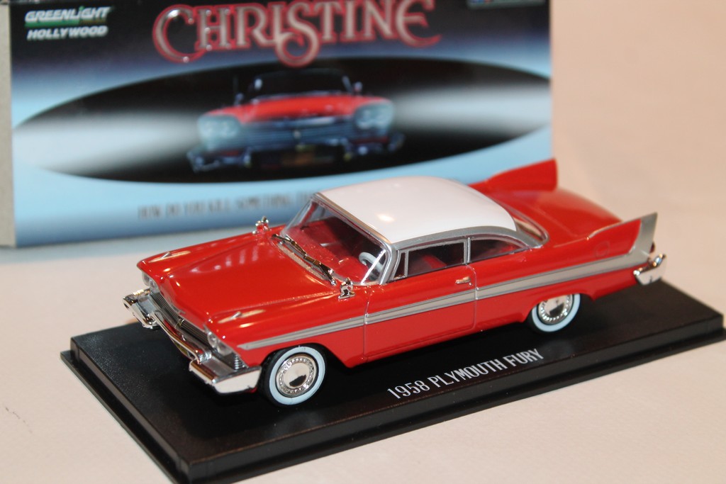 PLYMOUTH FURY 1958 "CHRISTINE" GREENLIGHT 1/43°