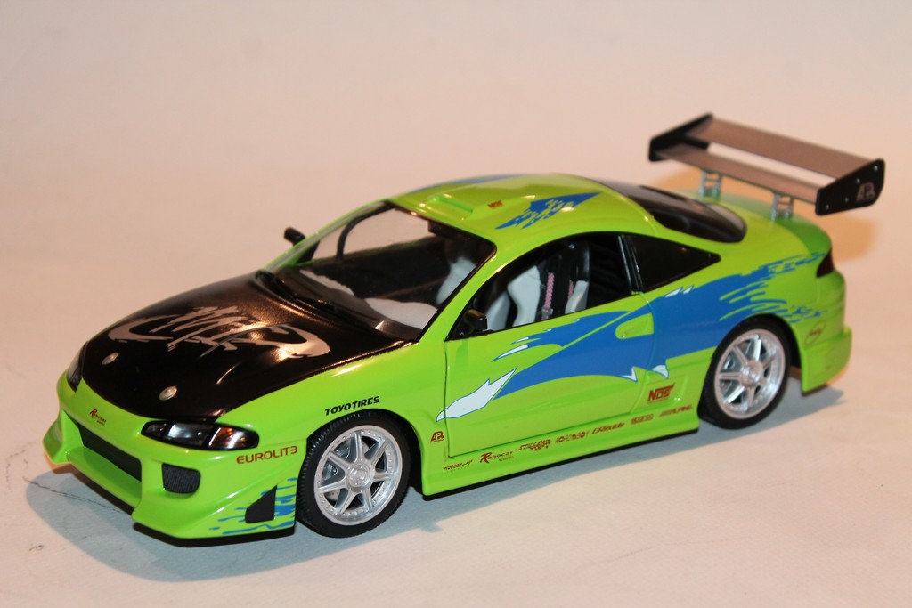 MITSUBISHI ECLIPSE FAST & FURIOUS GREENLIGHT 1/18°