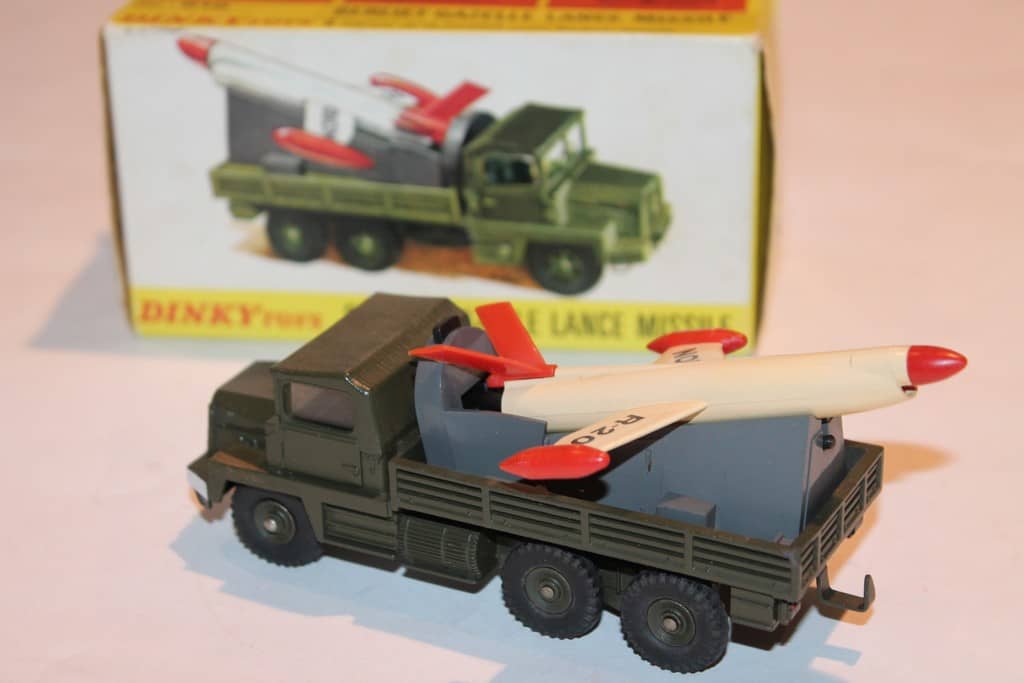 Dinky Toys Berliet Gazelle Lance-missiles - Miniature Jouet Vintage