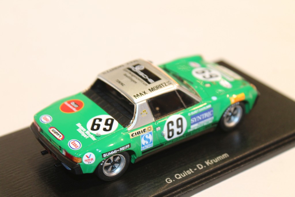 PORSCHE 914/6 N°69 LM1971 SPARK 1/43°