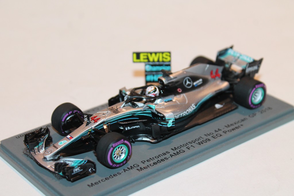 MERCEDES-AMG F1 W09 EQ HAMILTON WC 2018 SPARK 1/43