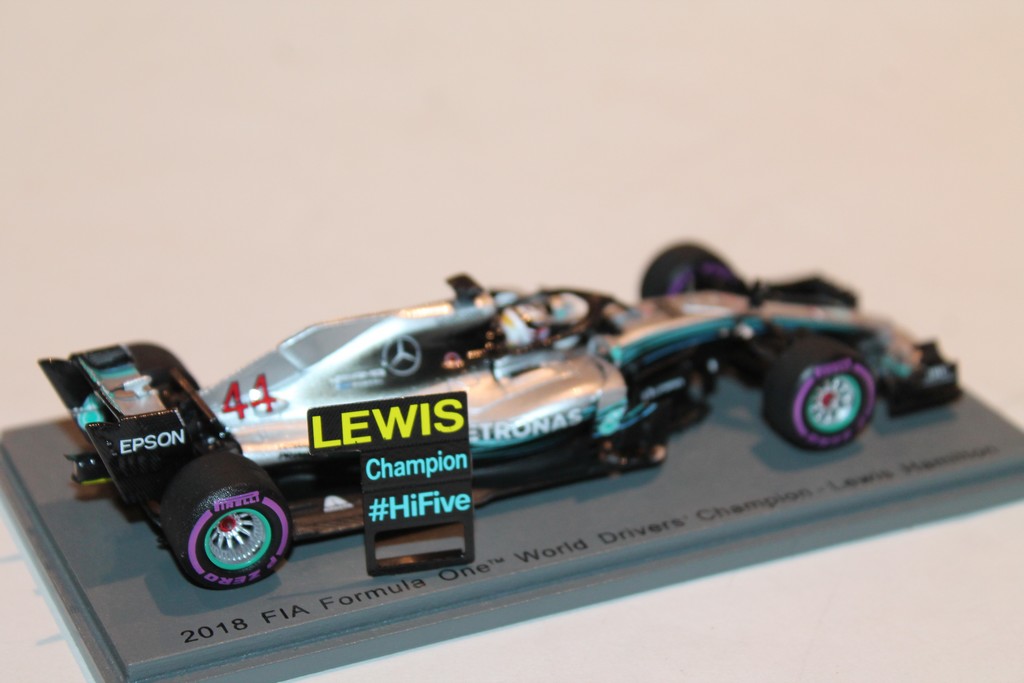 MERCEDES-AMG F1 W09 EQ HAMILTON WC 2018 SPARK 1/43