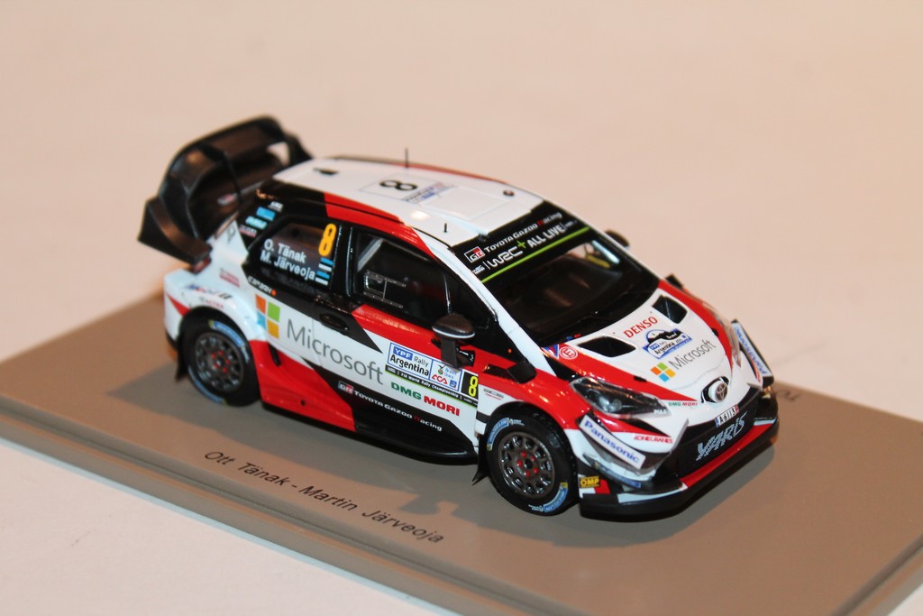 TOYOTA YARIS WRC RALLY ARGENTINE 2018 SPARK 1/43