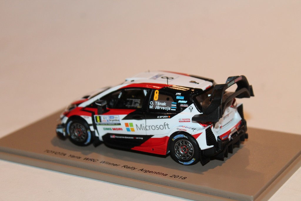 TOYOTA YARIS WRC RALLY ARGENTINE 2018 SPARK 1/43