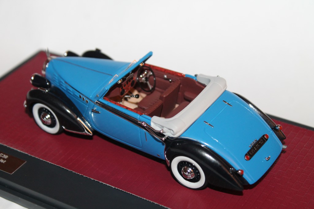 VOISIN C30 GOELETTE CABRIOLET 1938 MATRIX 1/43